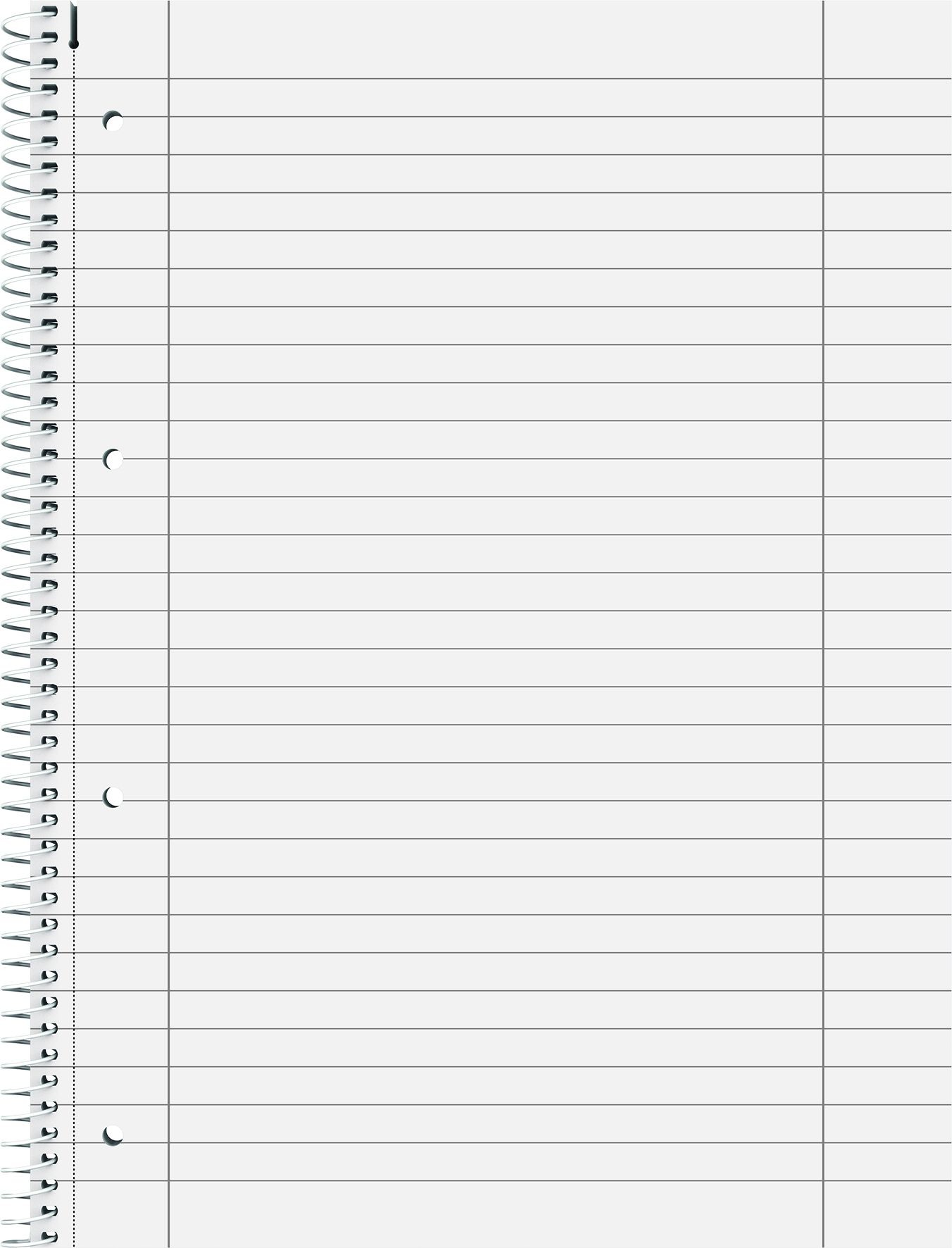 BRUNNEN Collegeblock Premium A4 1067127 liniert mit Rand 80 Blatt