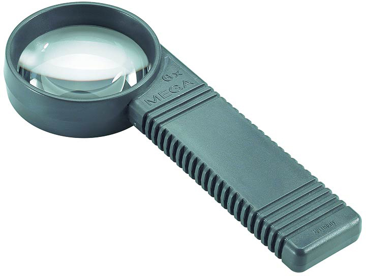 ECOBRA Lupe 6cm 82113 anthrazit 6-x