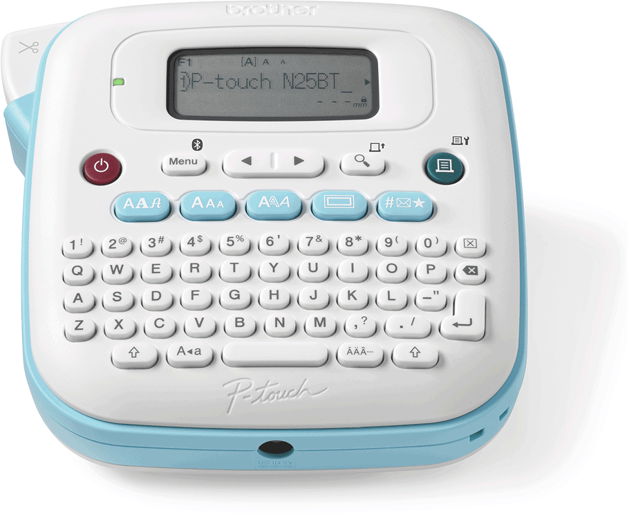 PTOUCH Beschriftungsgerät PT-N25BT weiss/blau