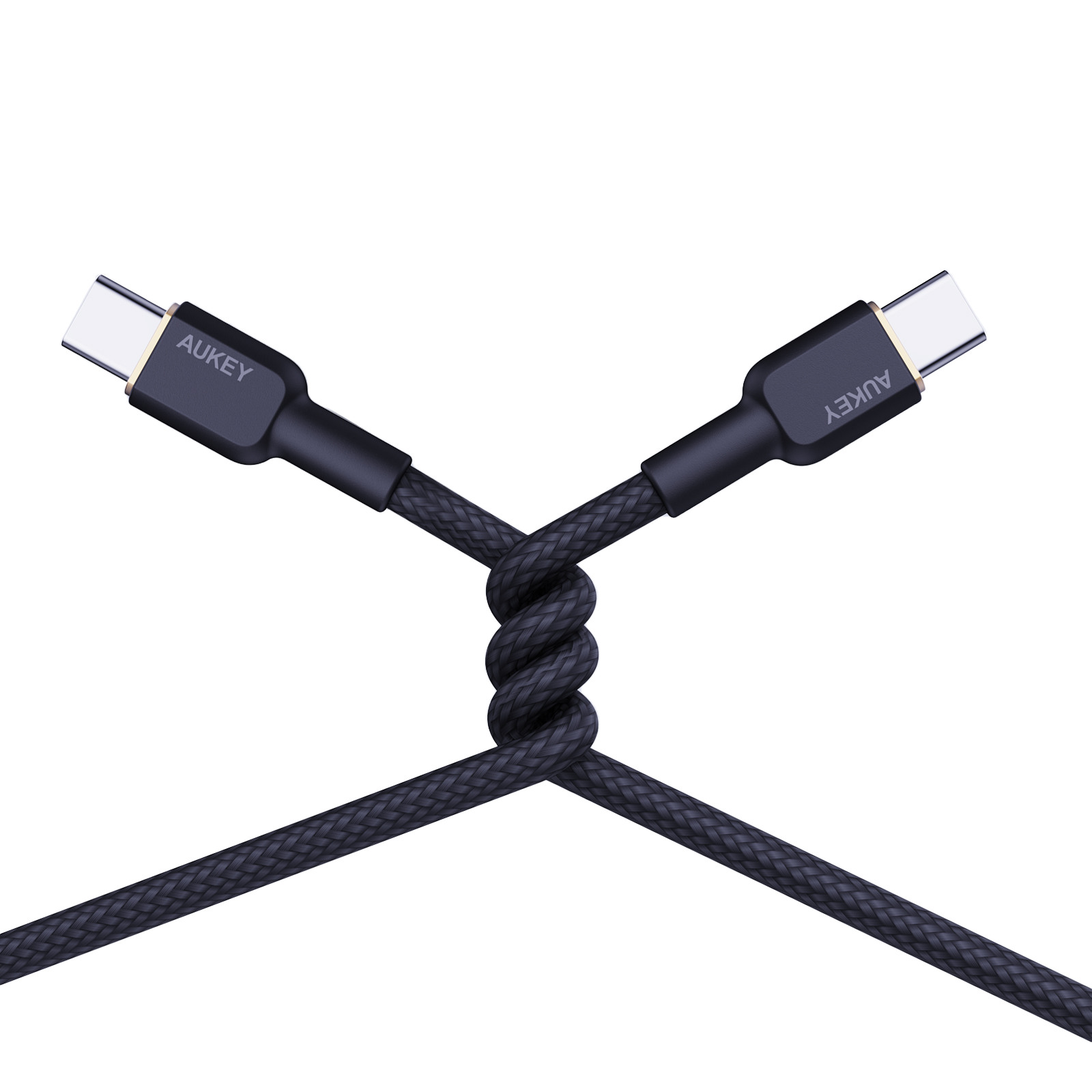 AUKEY Cable USB-C-to-C KevlarCore CB-NCC2 BK N ylon Braided,1.8m,60W, Bl.