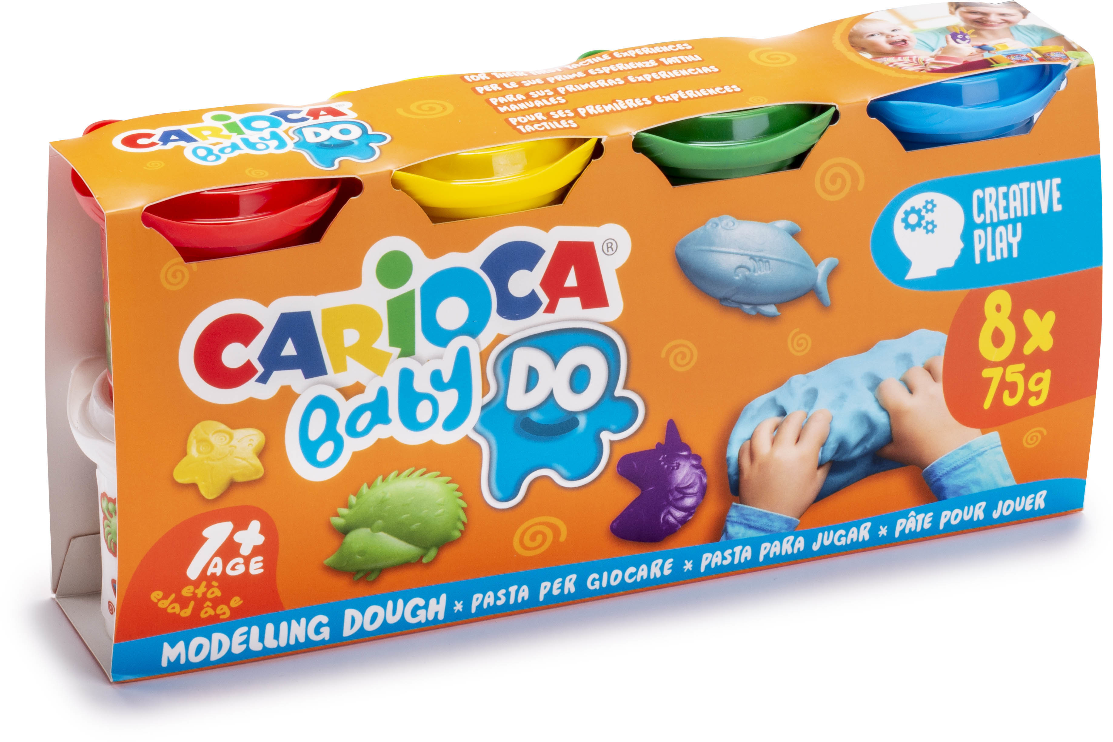 CARIOCA Baby Knete Baby Do 43180 8x75g 1+