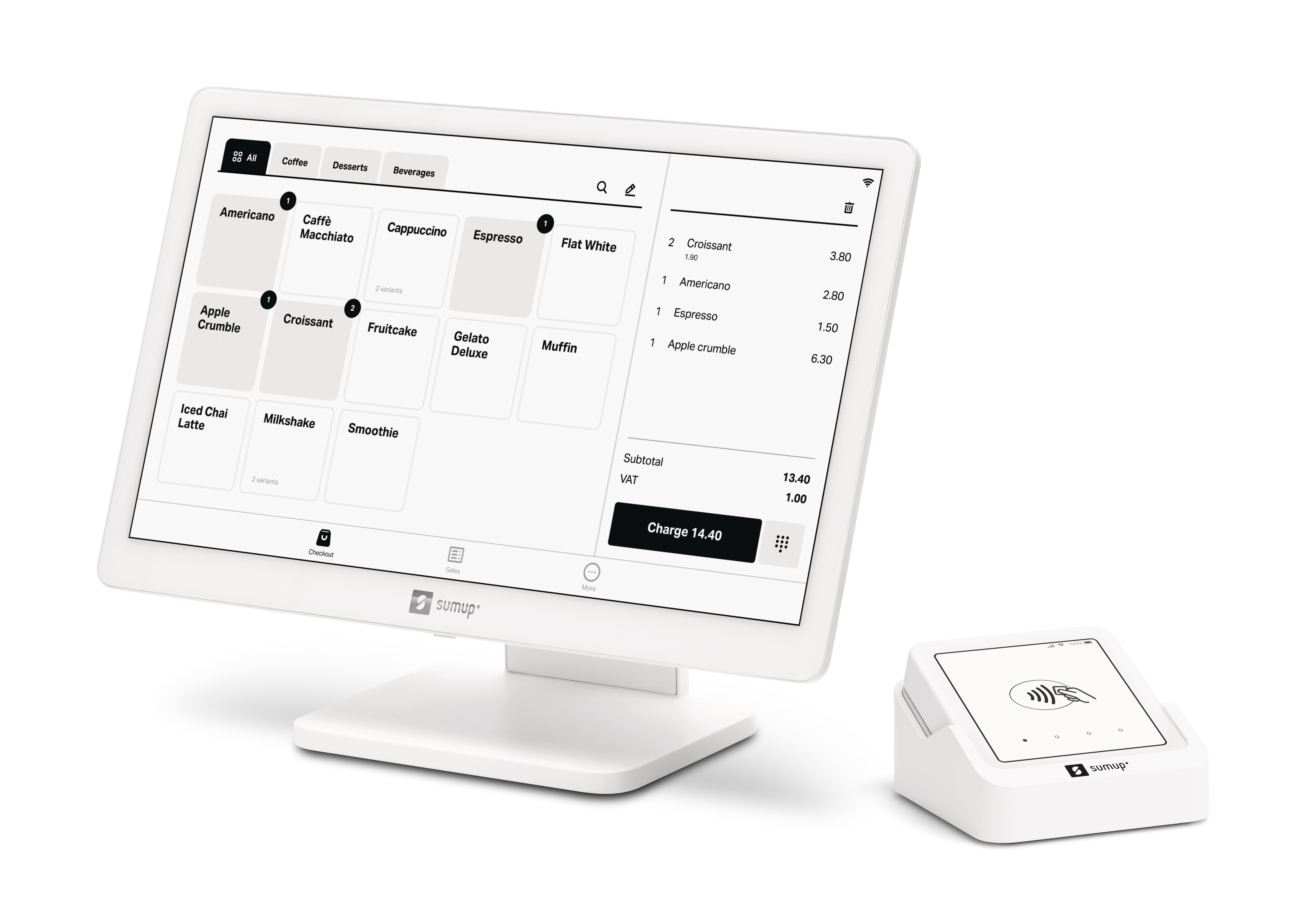 SUMUP Kassensystem Lite Bundle SUM800607401 inkl. Solo & Ladestation
