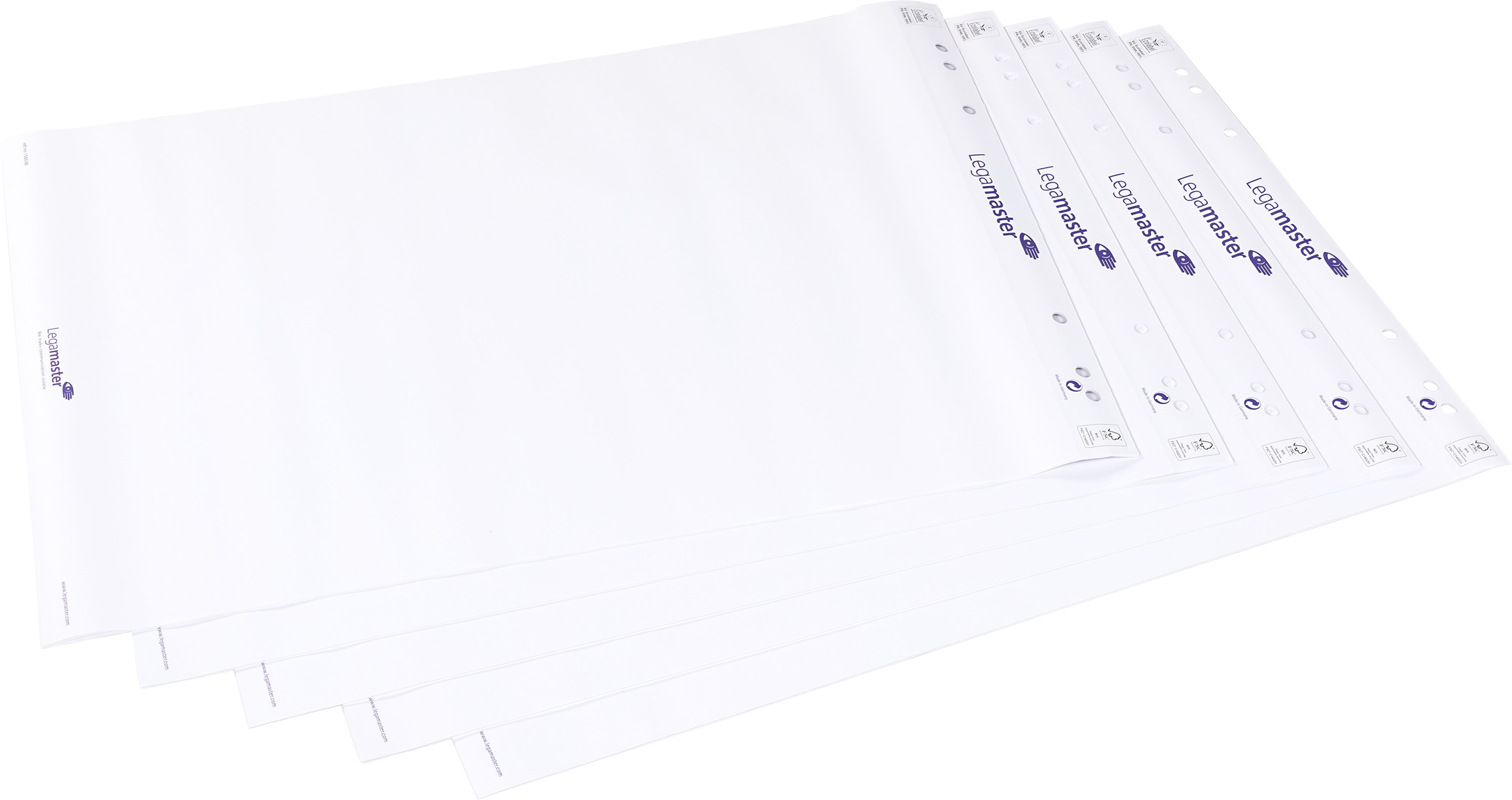 LEGAMASTER Flipchart-Papier blanko 7-156000 weiss holzfrei,blanko 20 Blatt