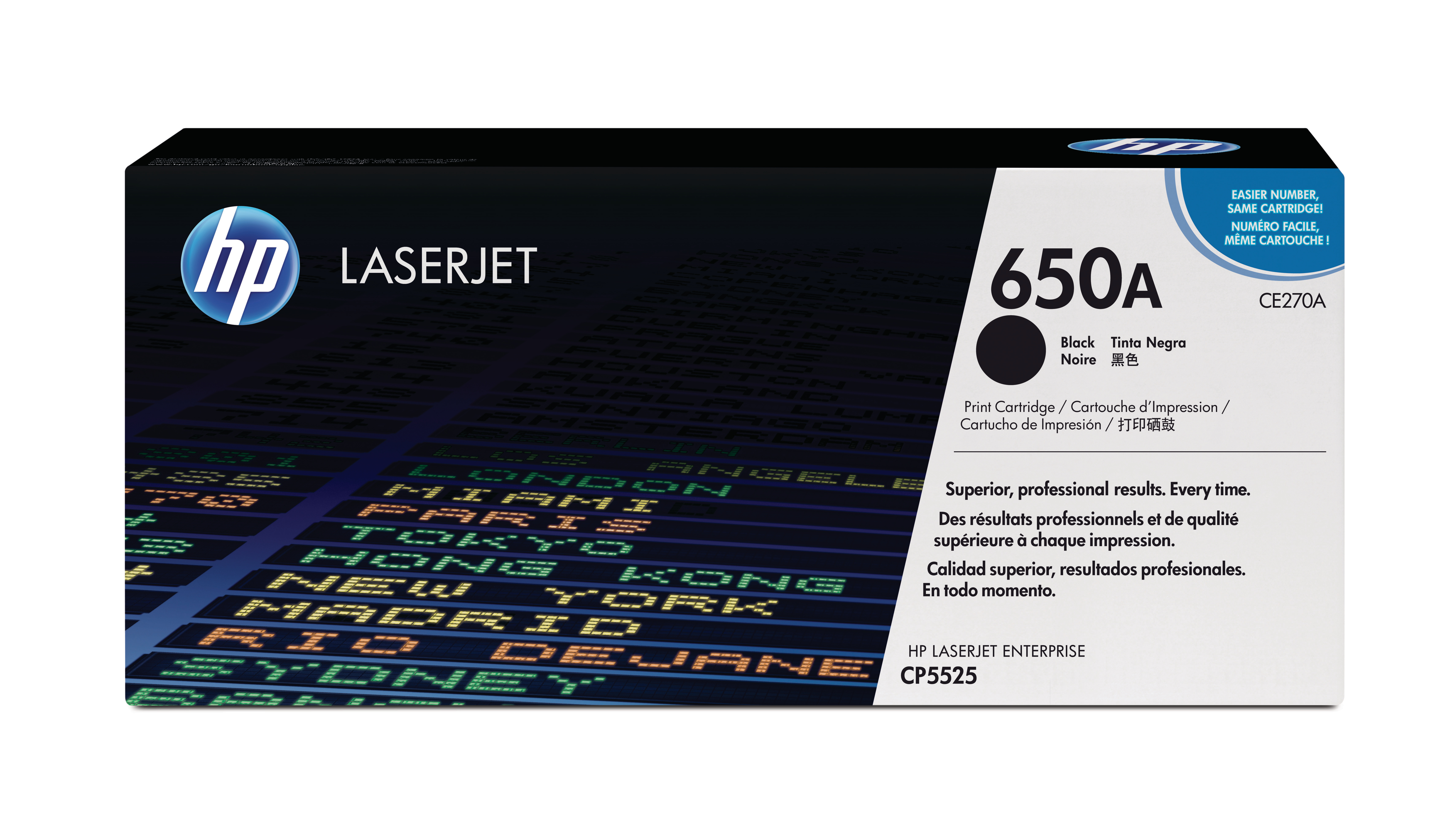 HP Toner-Kartusche schwarz (CE270A, 650A)