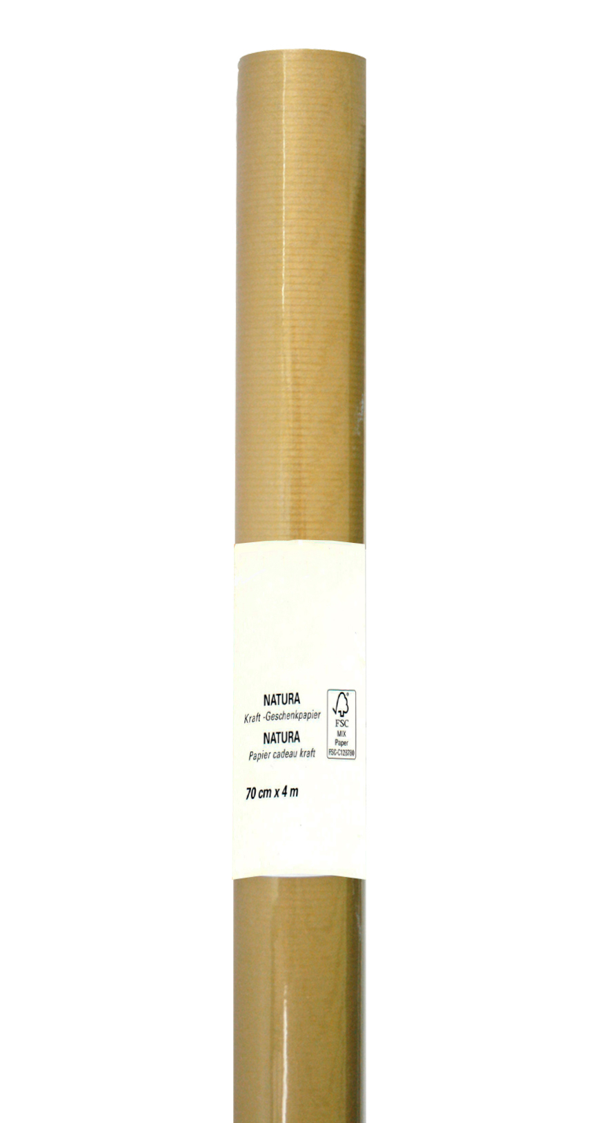 NEUTRAL Kraft-Geschenkpapier 445004 70cmx4m gold