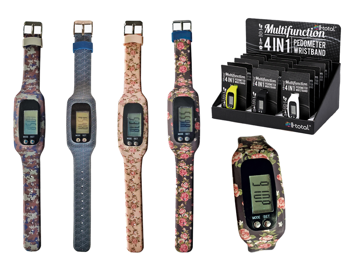 I-TOTAL Touch Uhr lang floral CM3309 ass.