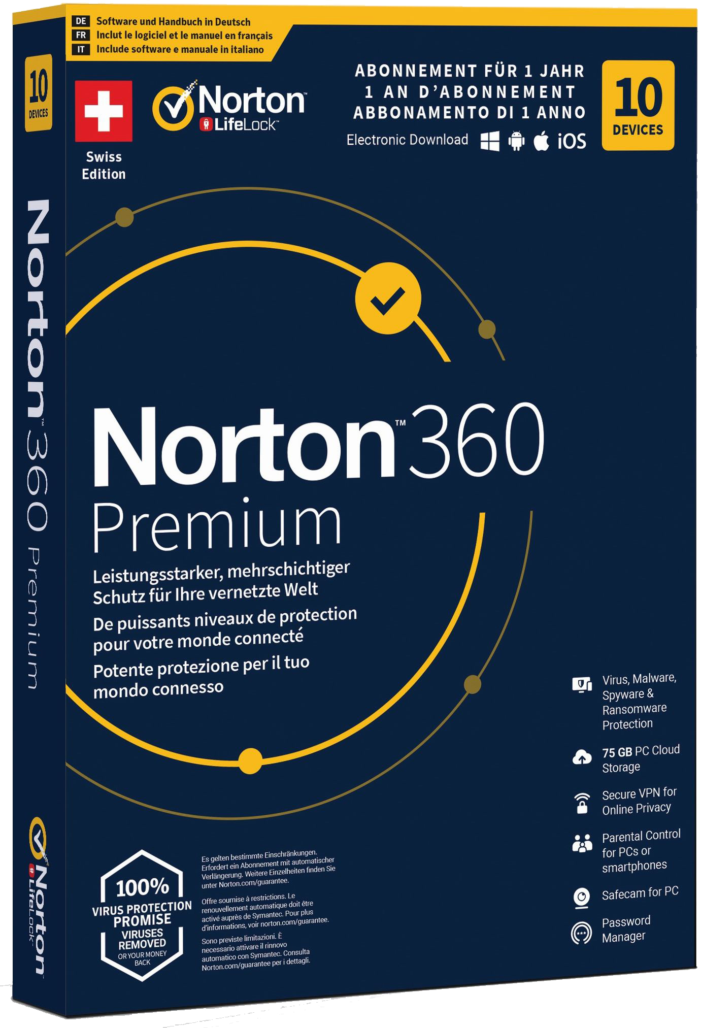 NORTON Norton Security 360, 21401900 10 Geräte