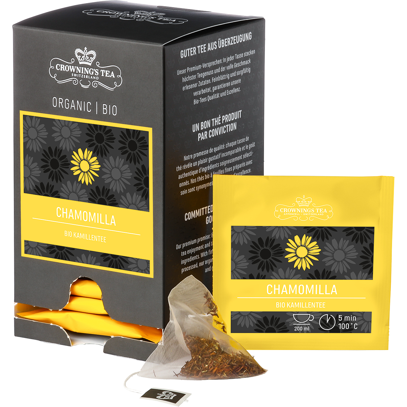 CROWNING'S Bio Chamomilla 106497 Pyramide 1.75g, 15 Stk.