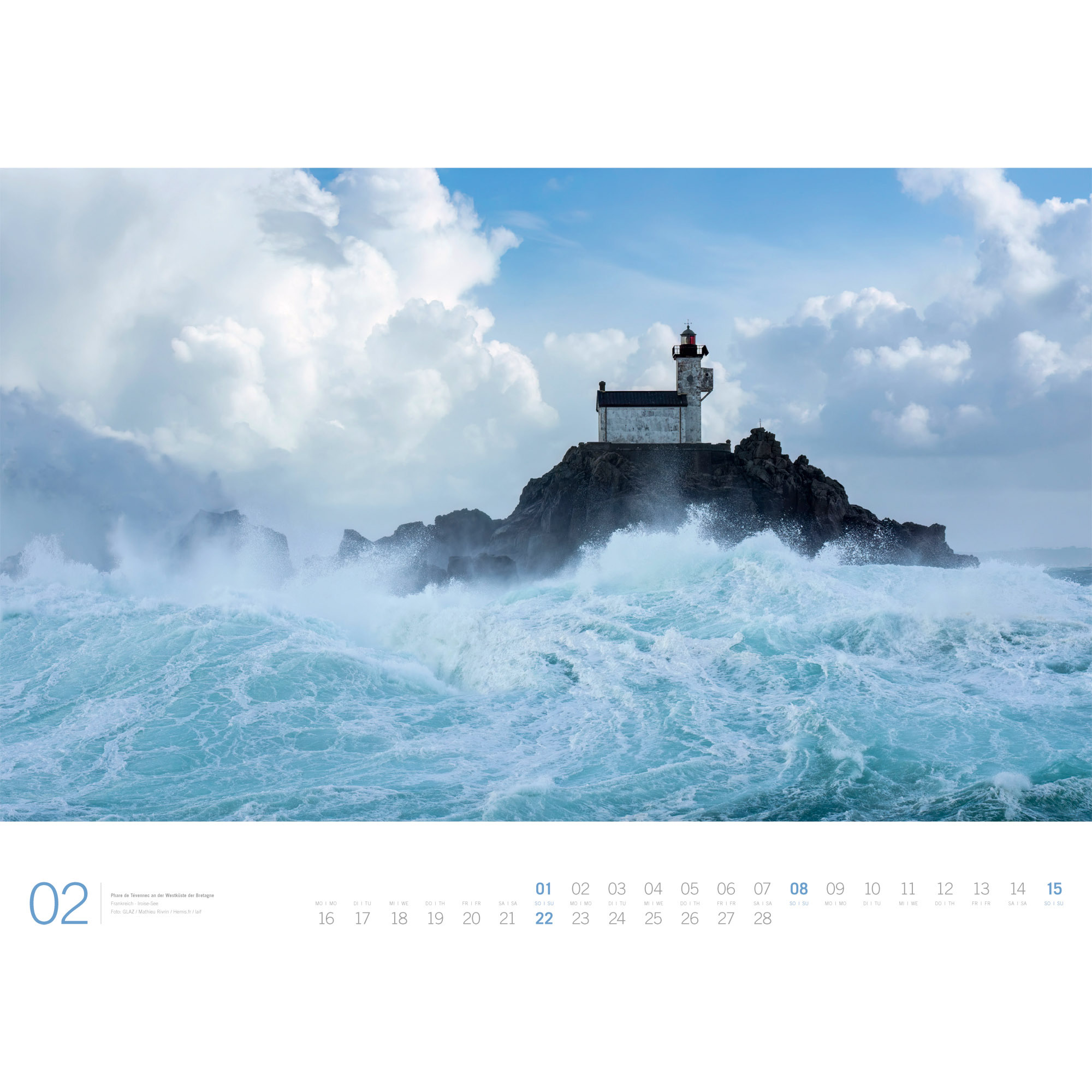 ACKERMANN Bildkalender 2026 3625 Meer DE/E 66x50cm