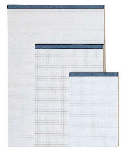 BÜROLINE Büroblock weiss A4 725276 kariert, 70g, 5mm 100 Blatt