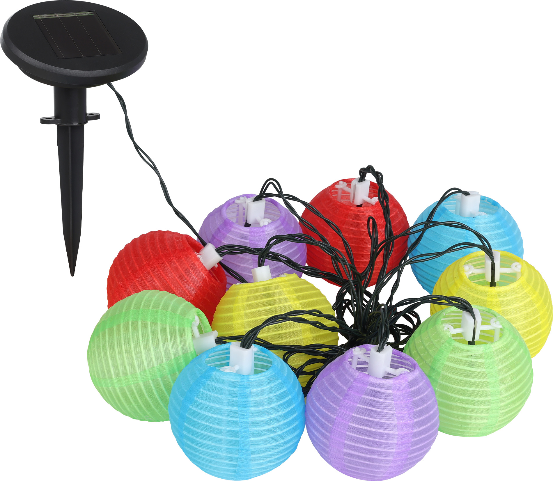 EGLO Lichterkette Z-Solar 4.3m 47339 schwarz, Solar