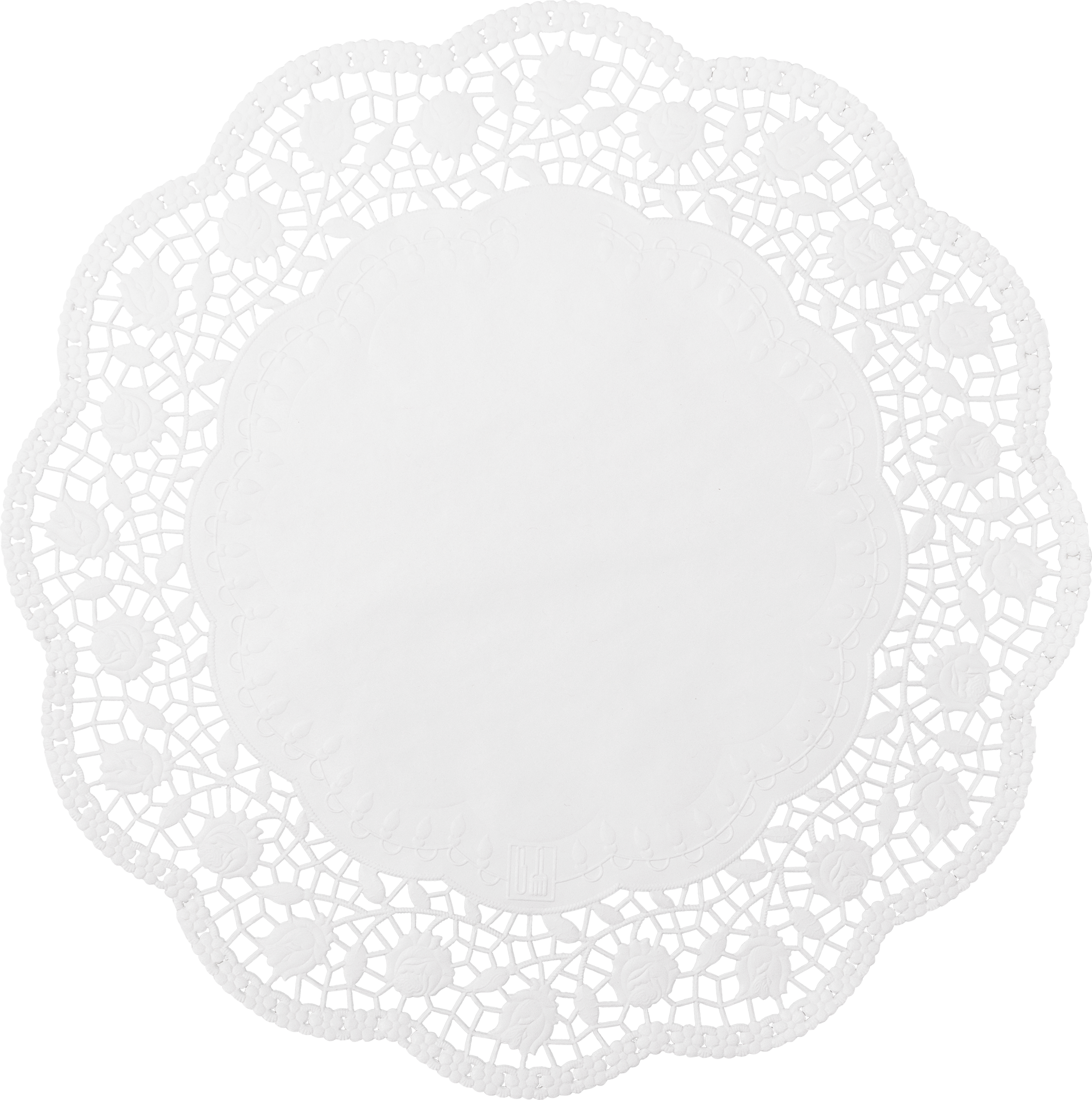 DEMMLER Tortenspitzen rund 2821100610 28cm, 6 Stück weiss