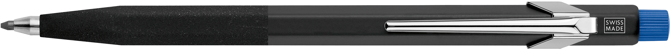 CARAN D'ACHE Druckbleistift Fixpencil 3mm 3.289 schwarz, Knopf ass.