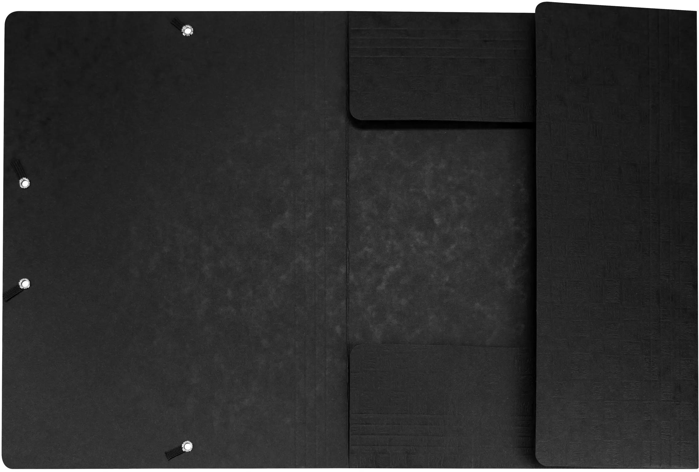 BIELLA Gummibandmappe A4 17840002U schwarz, 590gm2 220 Bl.