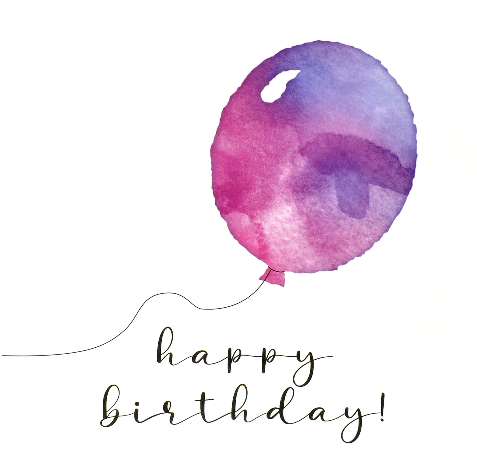 ABC Geburtstagskarte Ballon 1120008000 15x15cm