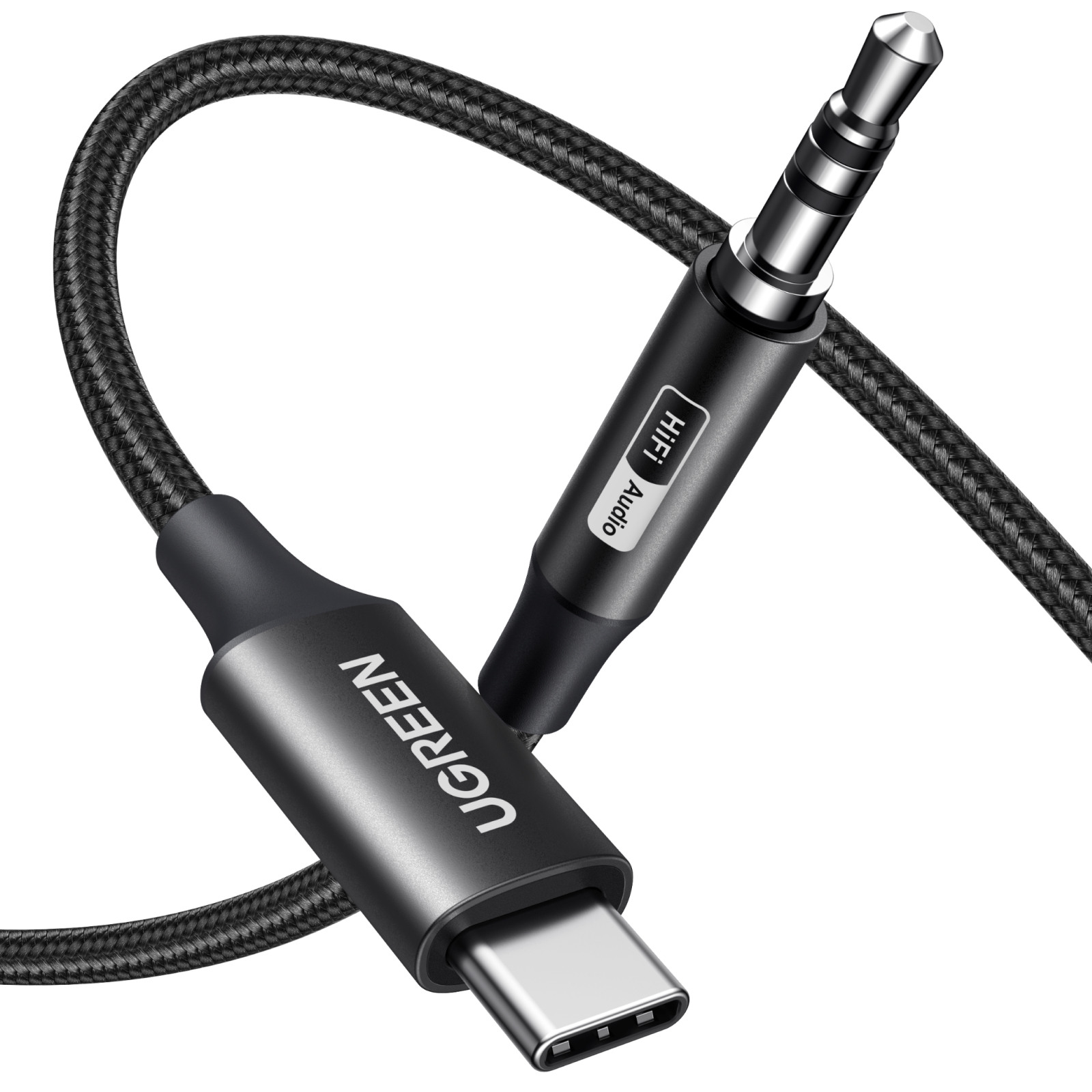UGREEN Audio Adapter USB C, 3.5 mm 55734 Black