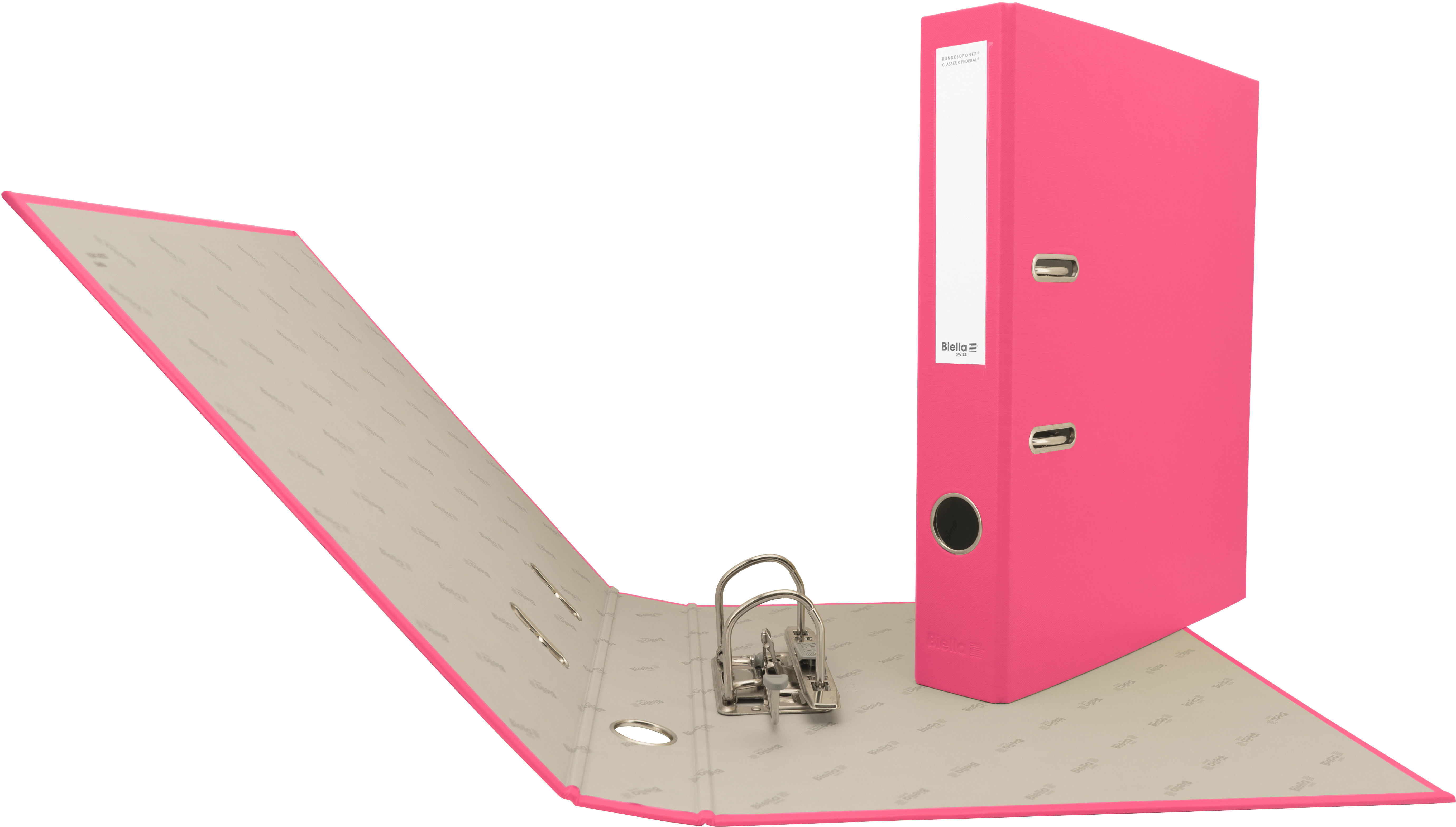 BIELLA Bundesordner 4cm 10341440U rosa A4