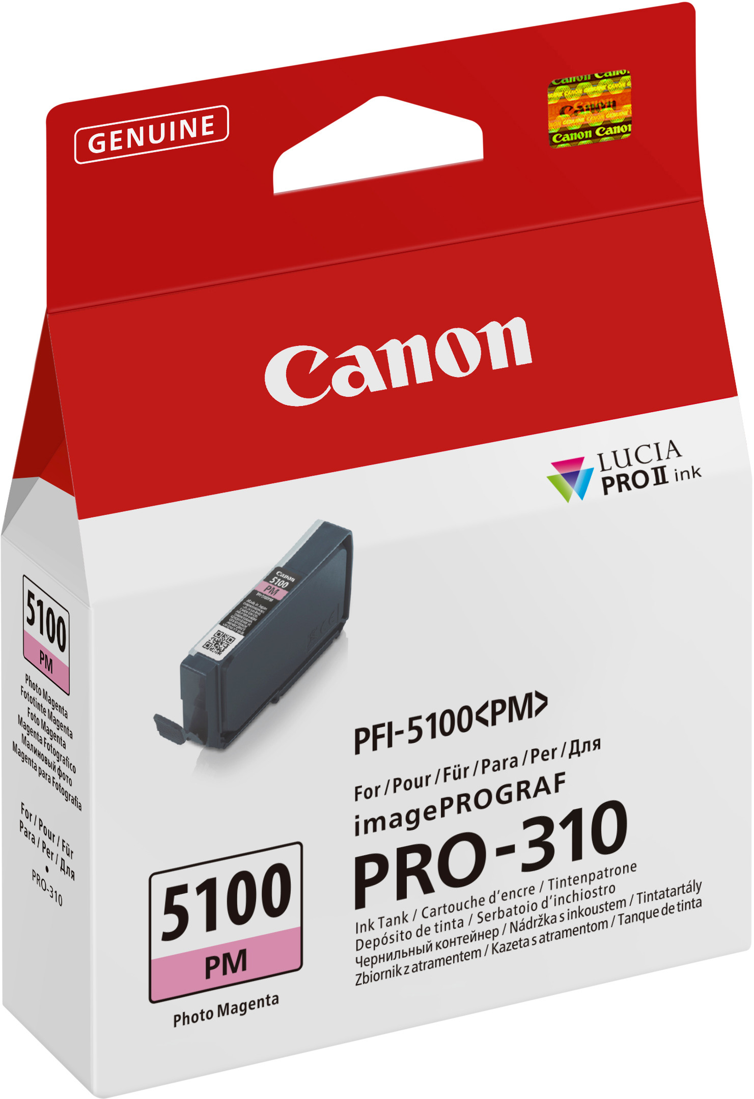 Canon Tintenpatrone photo magenta (6957C001, PFI-5100PM)