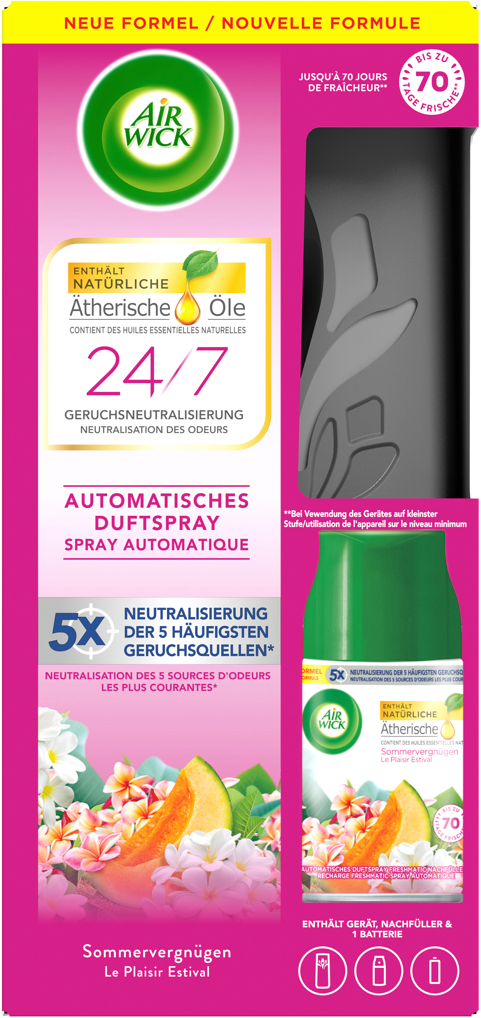 AIR WICK Freshmatic Set 3296240 Sommervergnügen 250ml