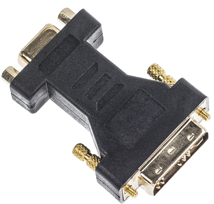 LINK2GO Adapter DVI-A - VGA AD2111BB male-female