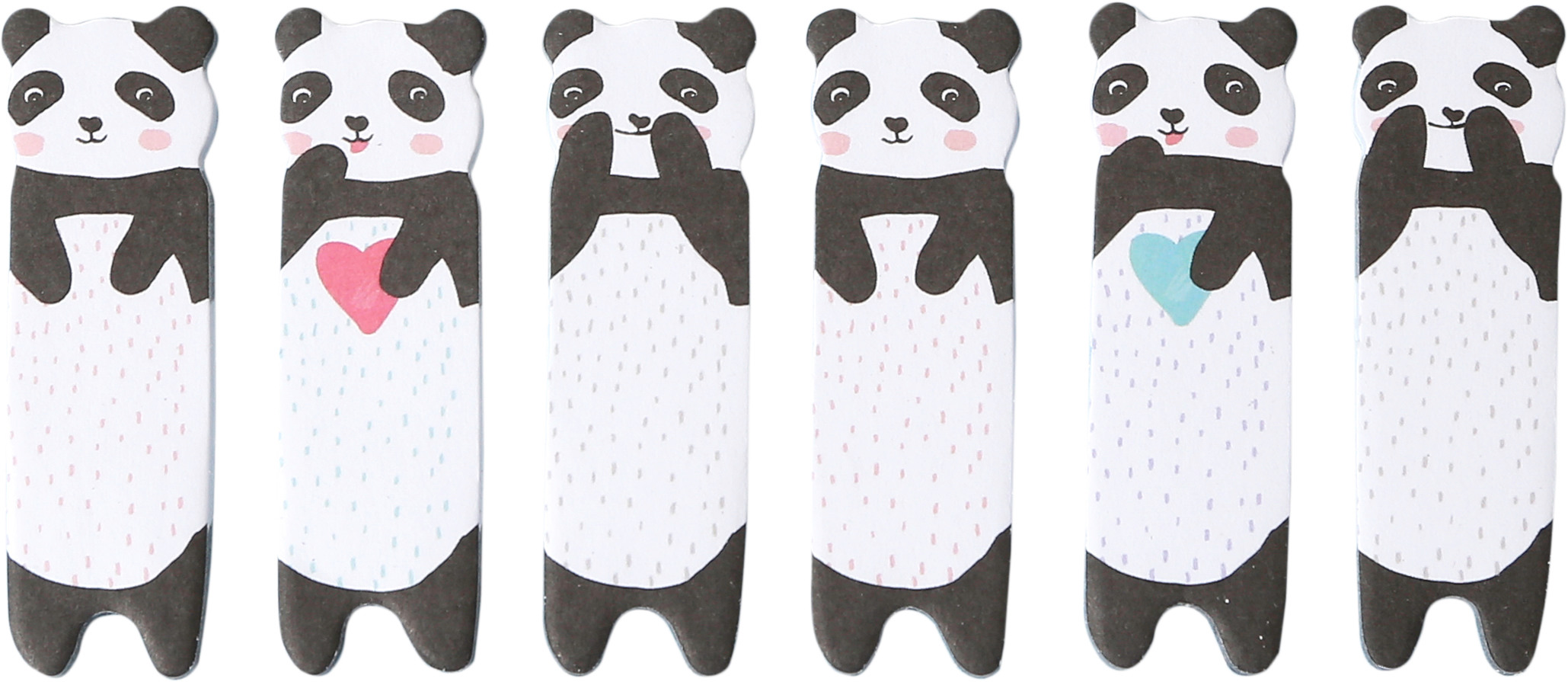 I AM CREATIVE Haftnotizen 4086.74 Panda 6x20 Blatt