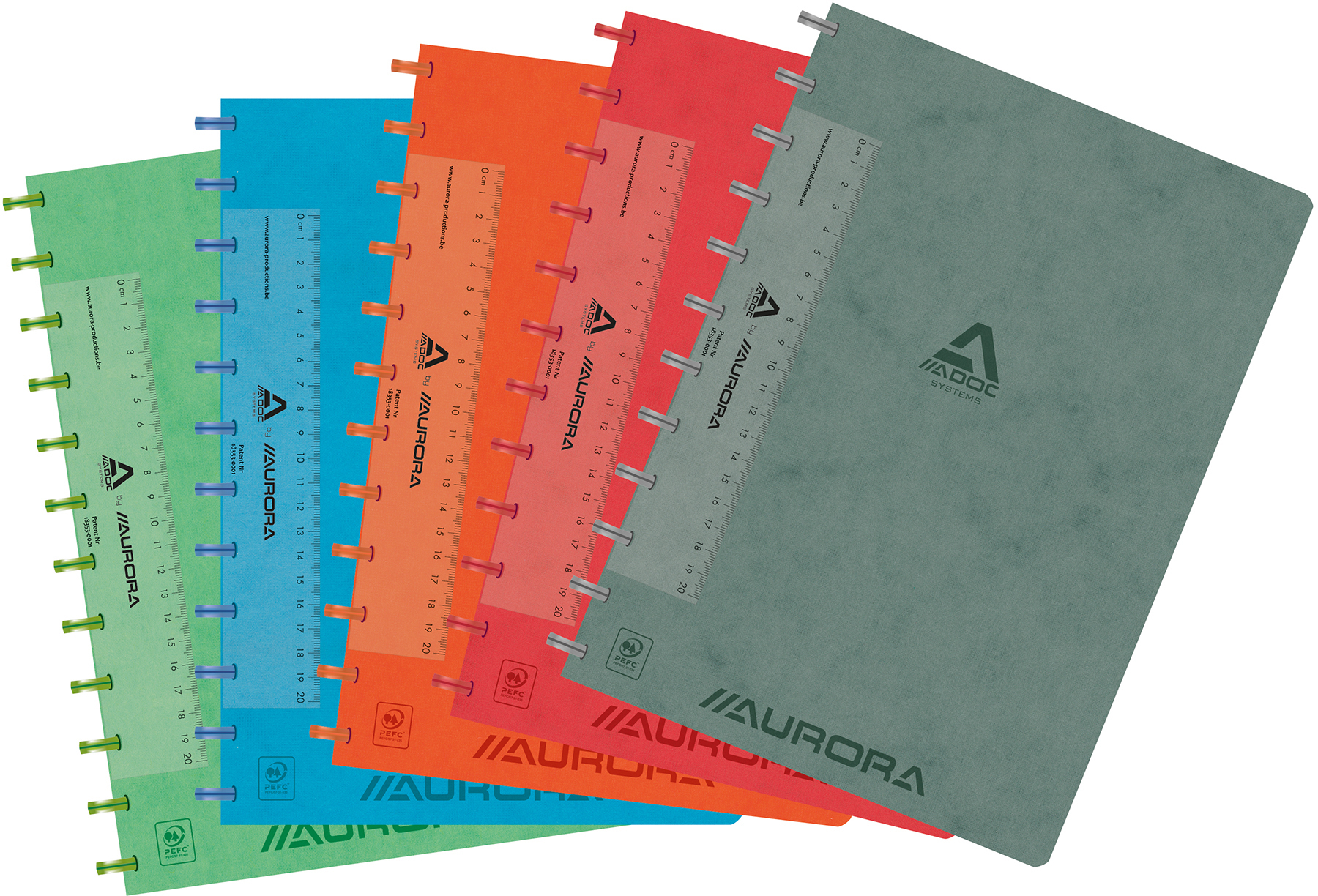 ADOC Ringbuch LIN-EX A4 6845.742 assortiert, kariert 144 Seiten