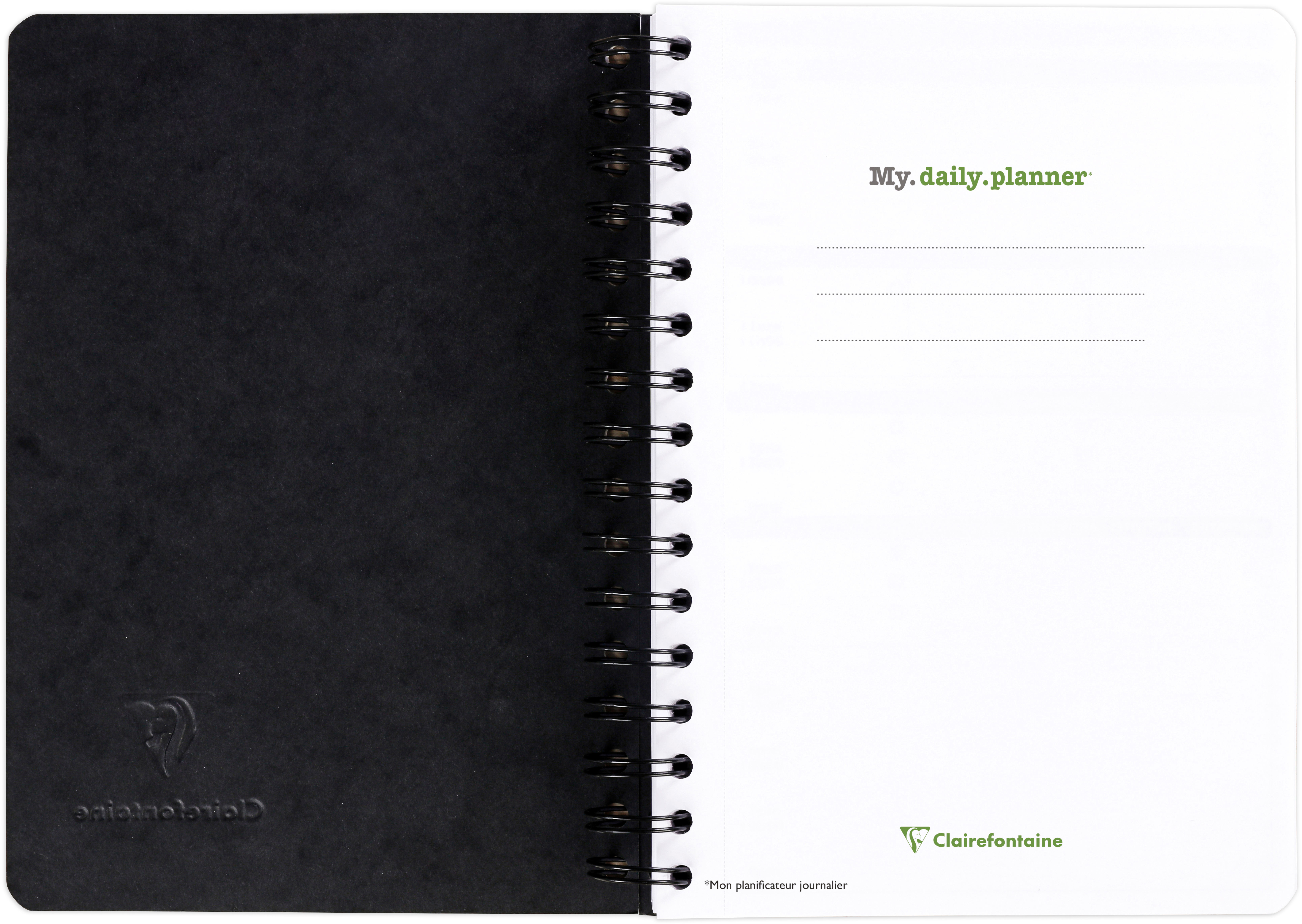 BIELLA Agenda AgeBag undatiert 782391C my Daily 125 Blatt schwarz A5