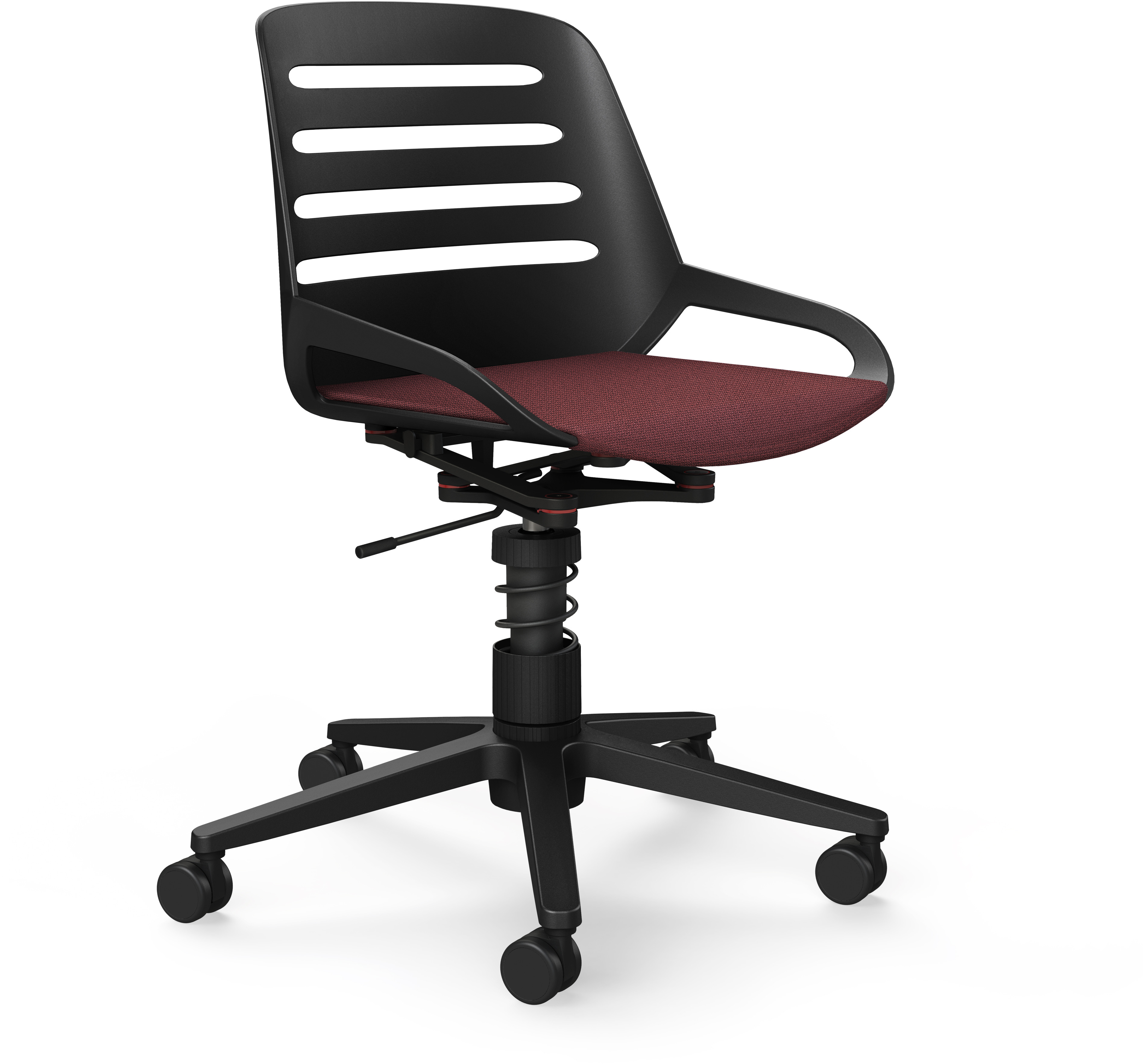 AERIS Bürodrehstuhl Numo Task 962WRSTBKCU9 violett/schwarz