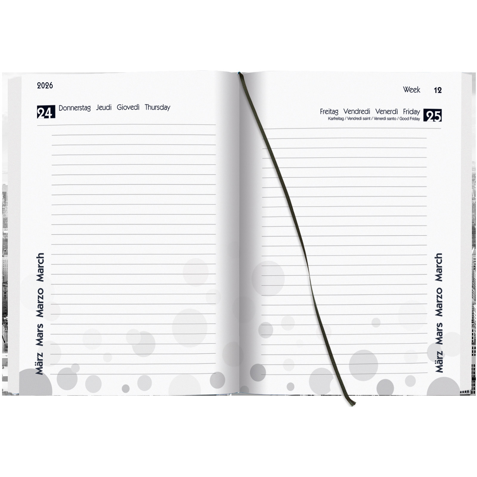 BIELLA Schüleragenda City 25/26 806514850026U 1T/1S 12x16.5cm