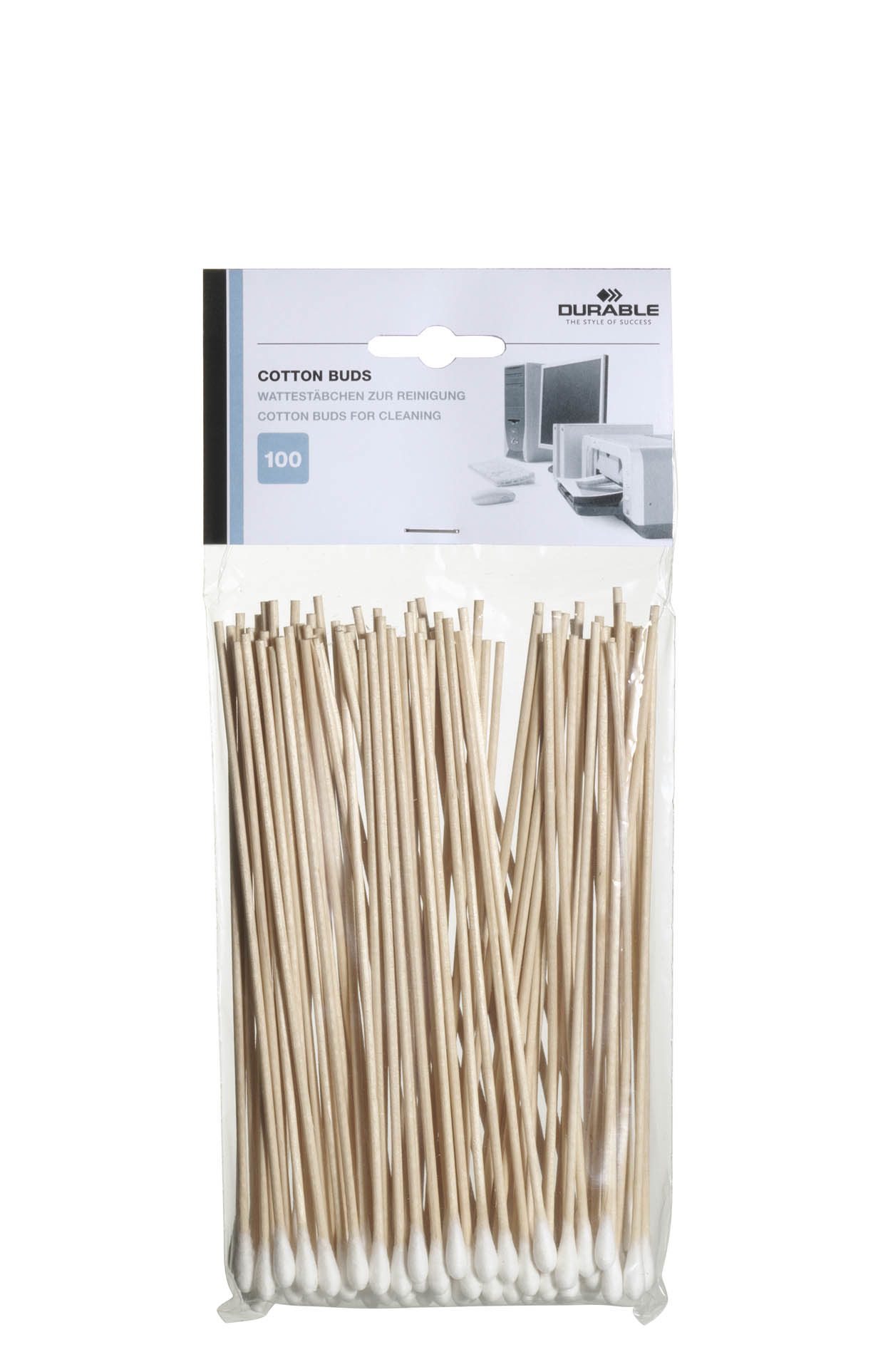 DURABLE Cotton Buds 578902 Wattestäbchen 100 Stück