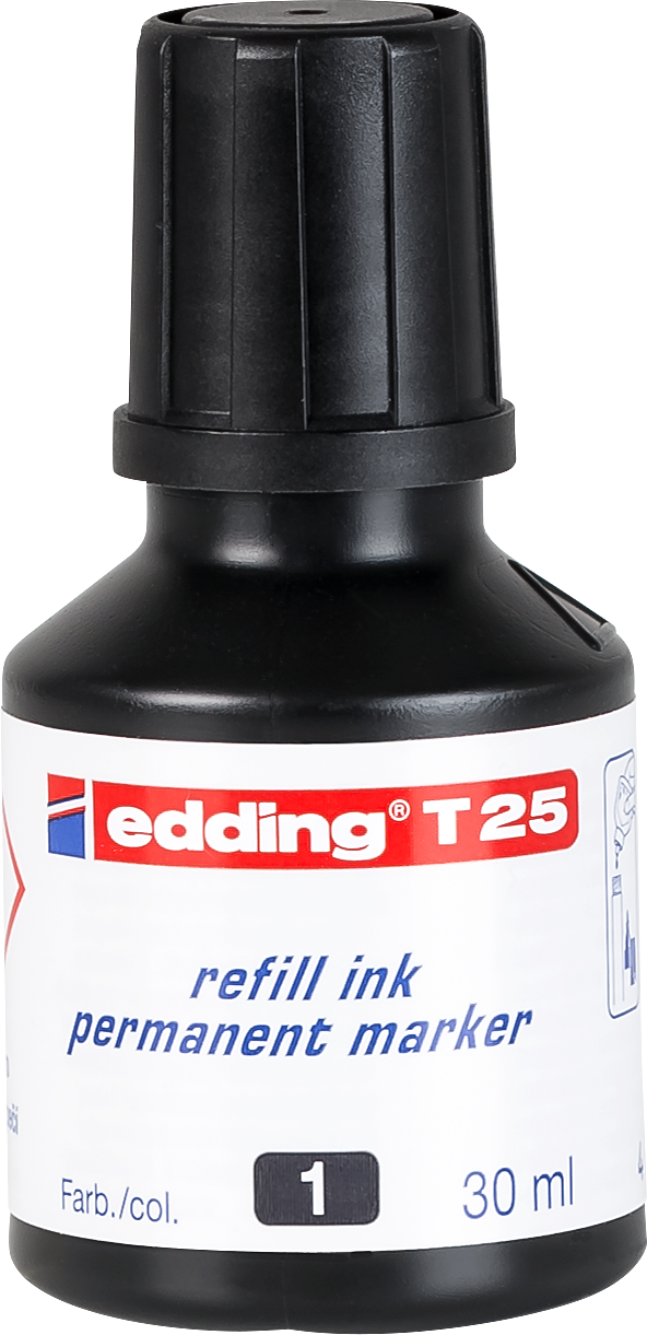 EDDING Nachfülltusche T25 T-25-1 schwarz 30ml