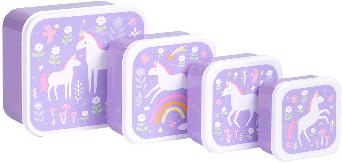 ALLC Lunch & Snackbox Set SBSEUD73 Unicorn dreams