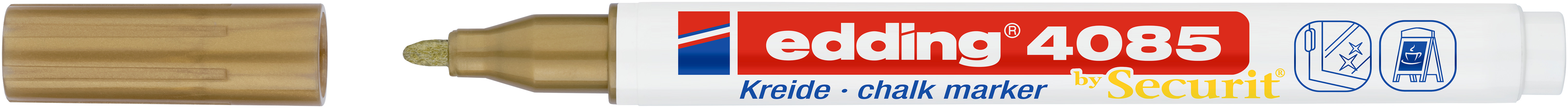 EDDING Chalk Marker 4085 1-2mm 4085-053 gold