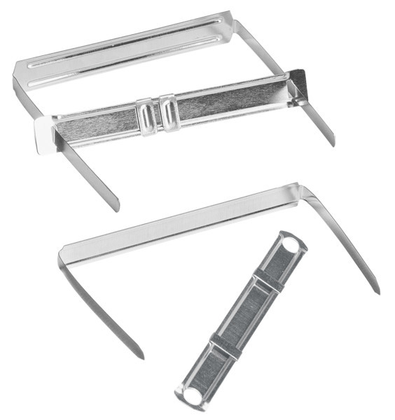 BIELLA Heftverschlüsse 82mm 19950800U Metall 50 Stk.