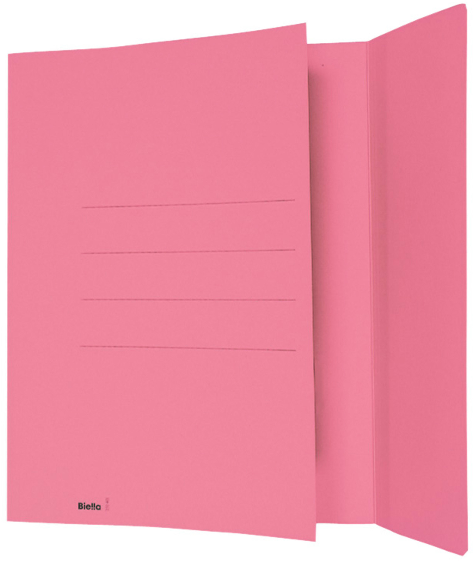 BIELLA Einlagemappe m. Klappe A4 25040145U rot 240g/m2 50 Stück