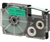 CASIO Beschriftungsband XR-9GN 9mm/8m schwarz/grün