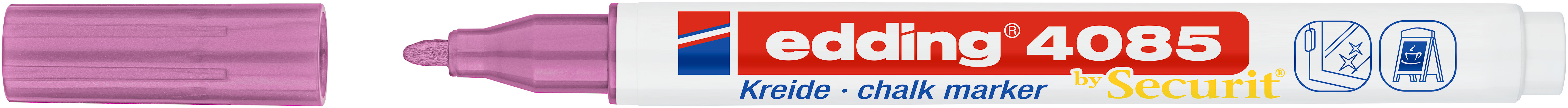 EDDING Chalk Marker 4085 1-2mm 4085-079 pink-metallic