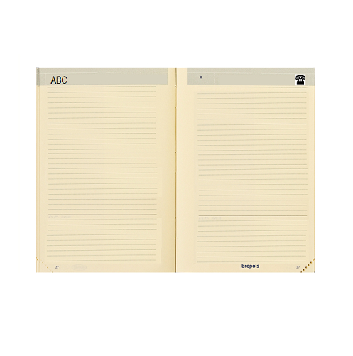 BREPOLS Bretime Adr.reg. chamois 26.3.0039 066 15x21cm