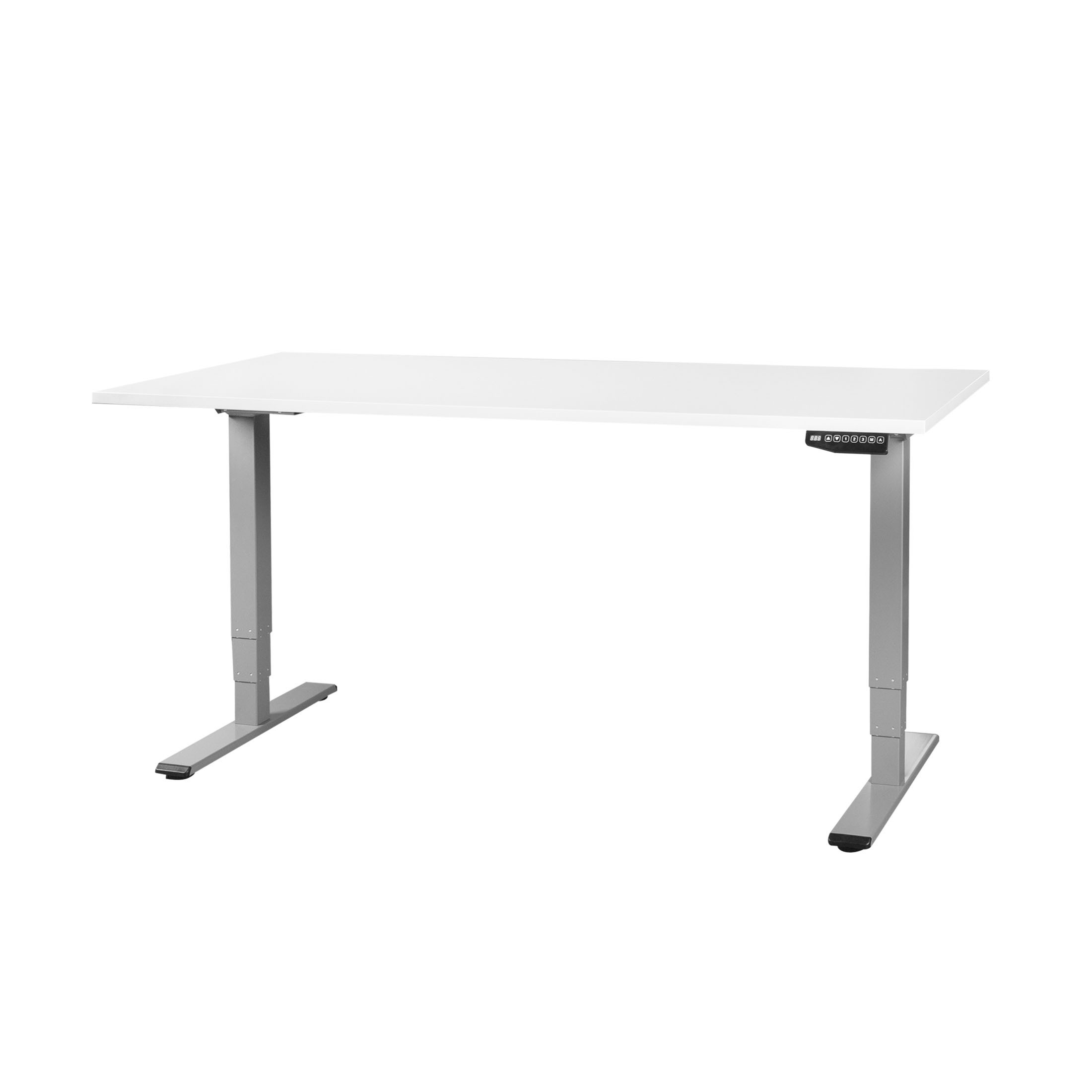 CONTINI Bürotisch ET225E 140x80cm 101198 weiss/grau