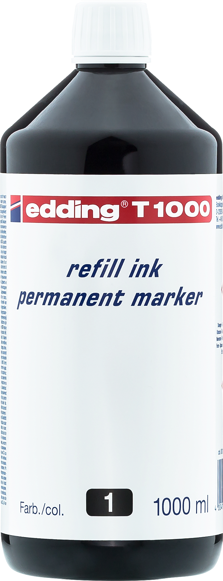 EDDING Tinte 1000ml T-1000-1 schwarz