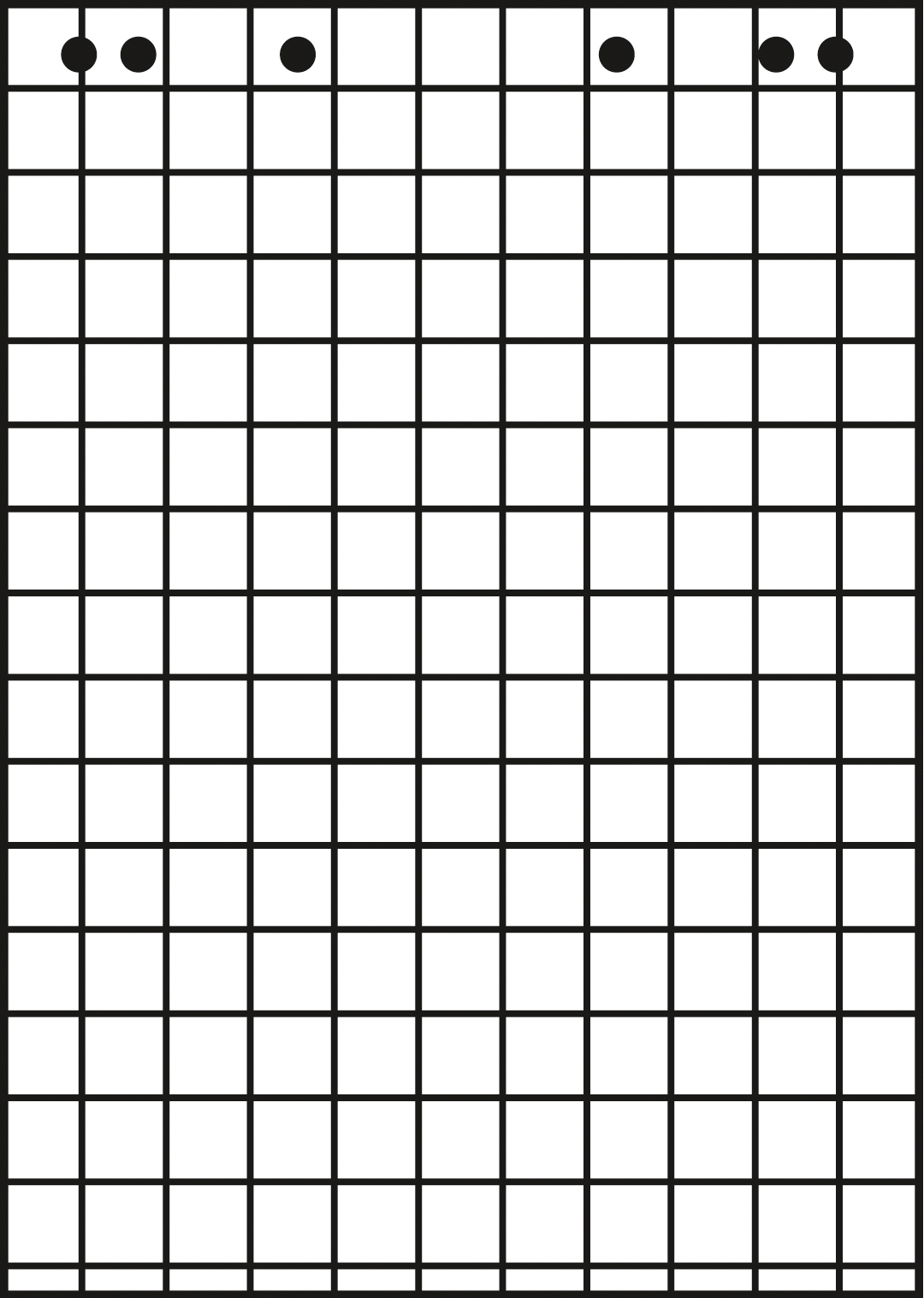 LANDRE Flipchart-Block 68x99cm 100050592 80g, kariert 5x20 Blatt