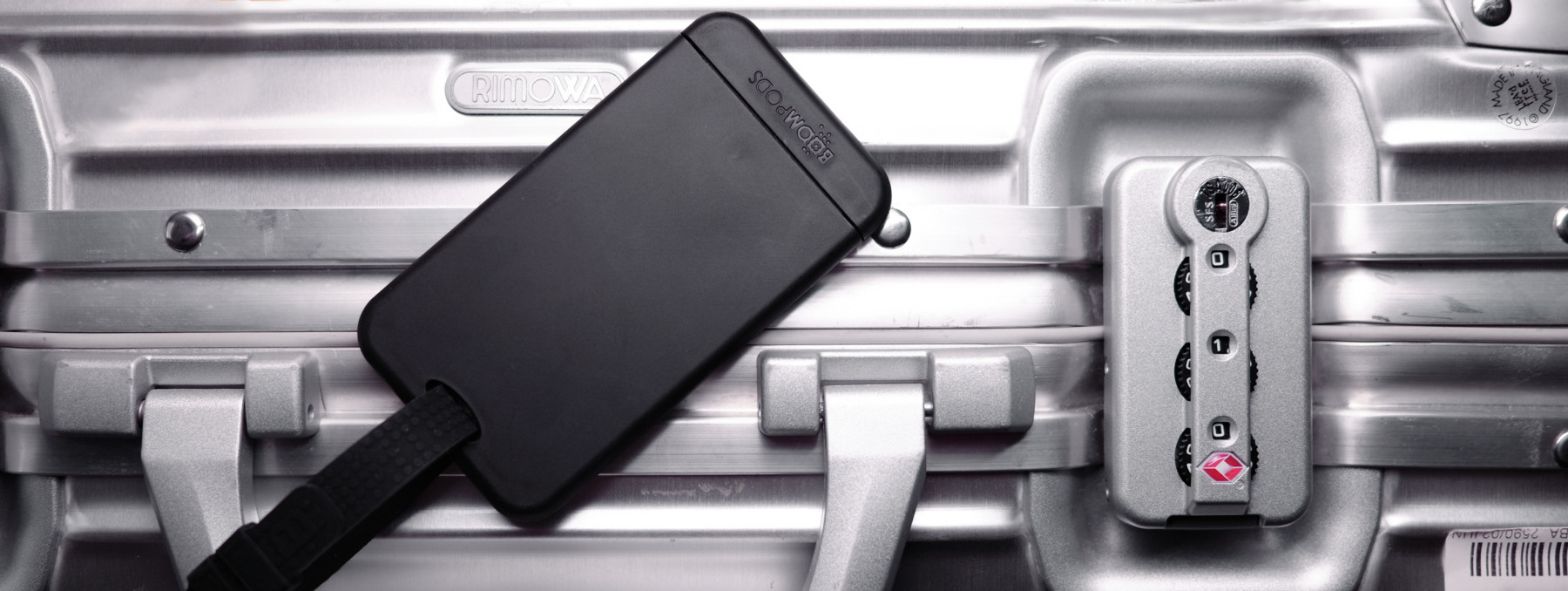 BOOMPODS Boomtag Luggage Tracker TDLUGR Universal grey