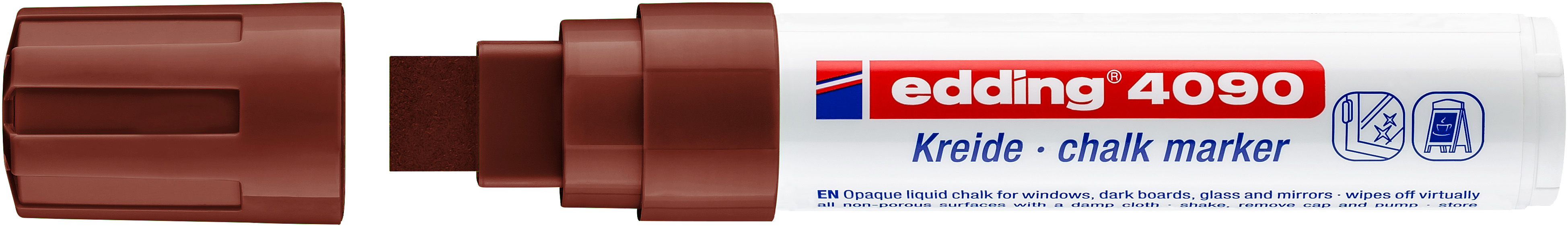 EDDING Window Marker 4090 4-15mm 4090-7 braun