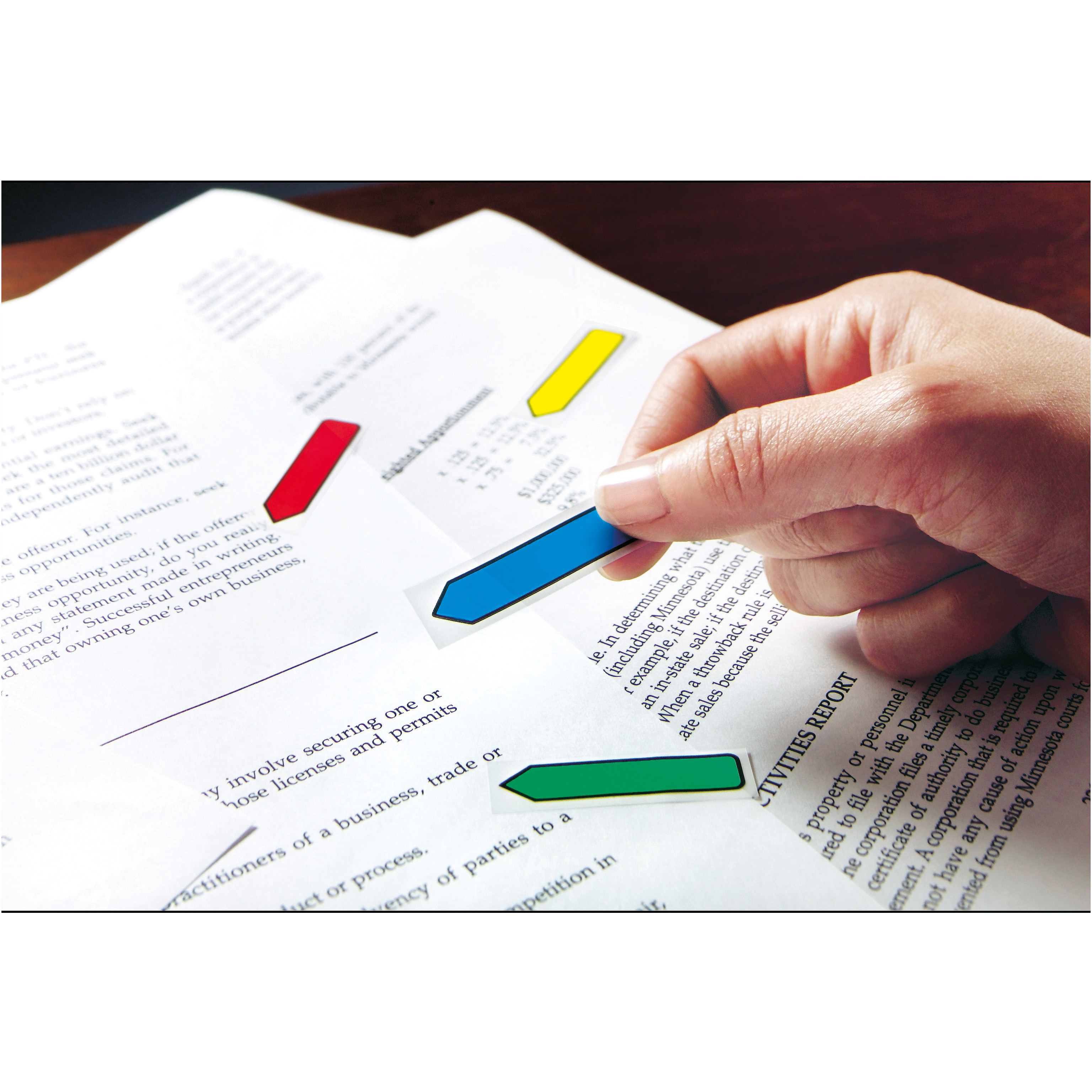 POST-IT Index Pfeile 43.1x11.9mm 684-4ARR3 4-farbig/4x24 Tabs