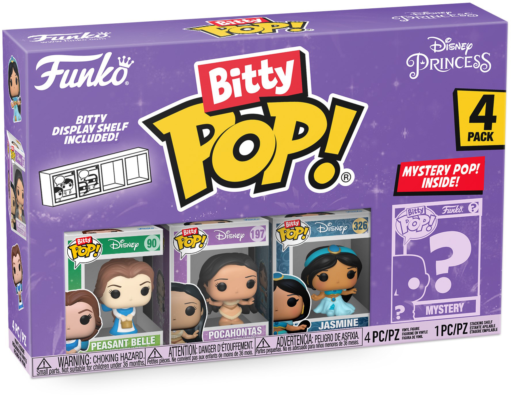 FUNKO Bitty POP 5380.76995 Disney Princesses 12x4 Stück