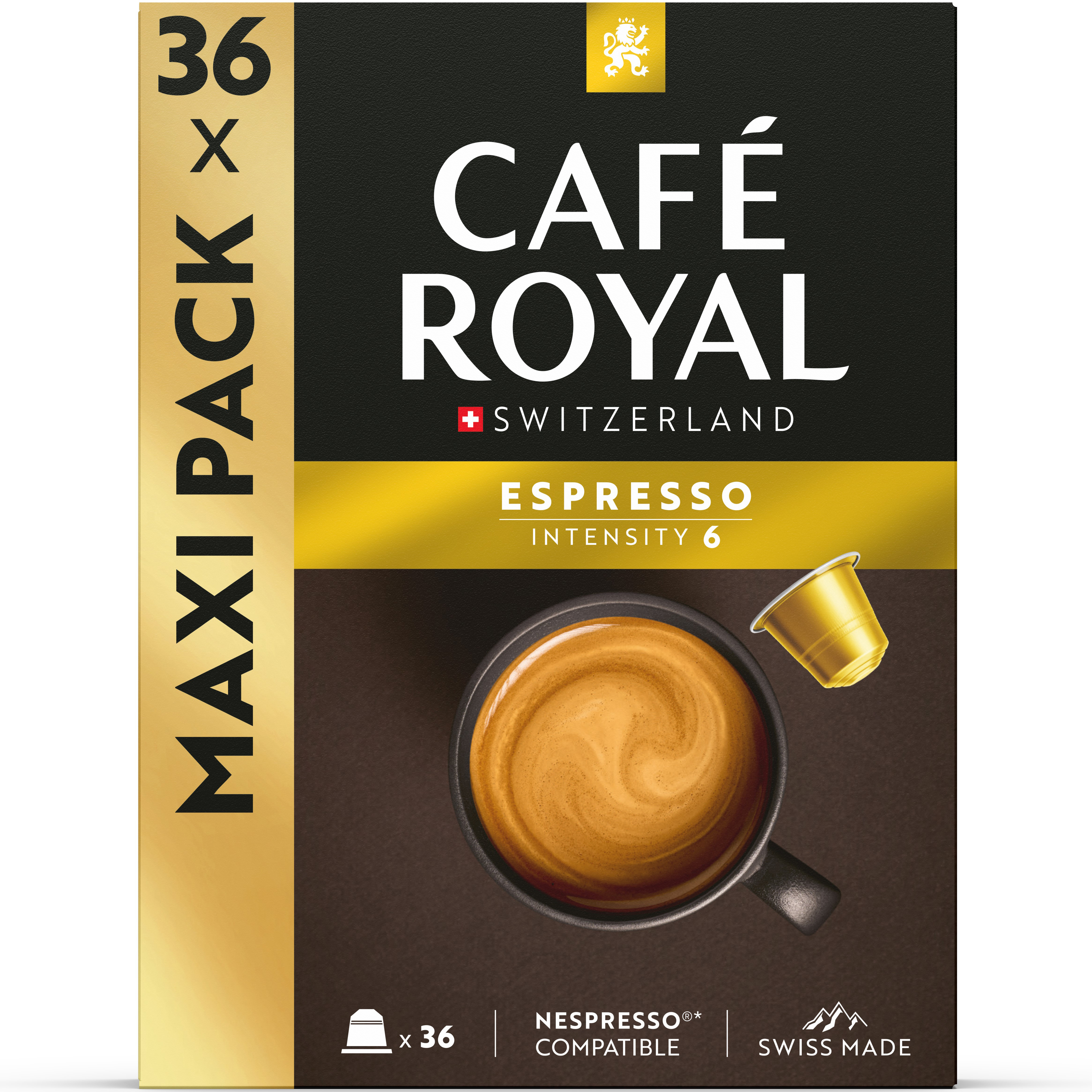 CAFE ROYAL Kaffeekapseln Alu 10165678 Espresso 36 Stk.