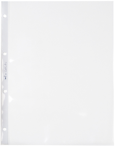 BÜROLINE Zeigetaschen PVC 140my A4 620210 transparent glatt 100 Stück