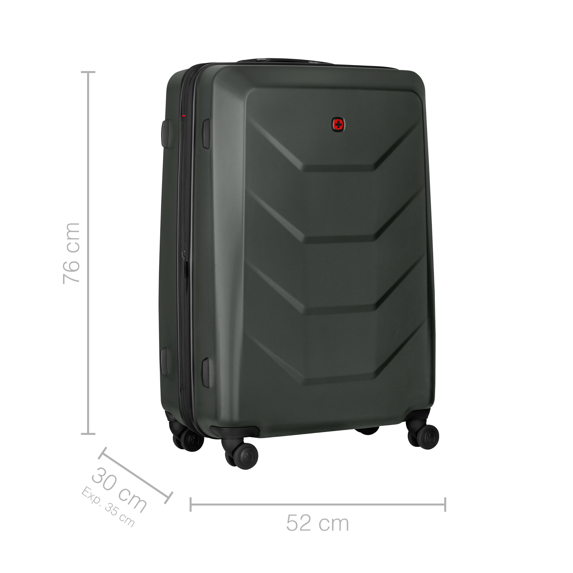 WENGER Prymo Large 93l 653637 Hardside Case anthracite