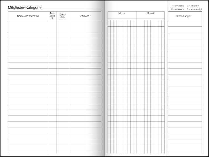 FAVORIT Appellbuch 12x18cm 5151/18 D 18 Blatt