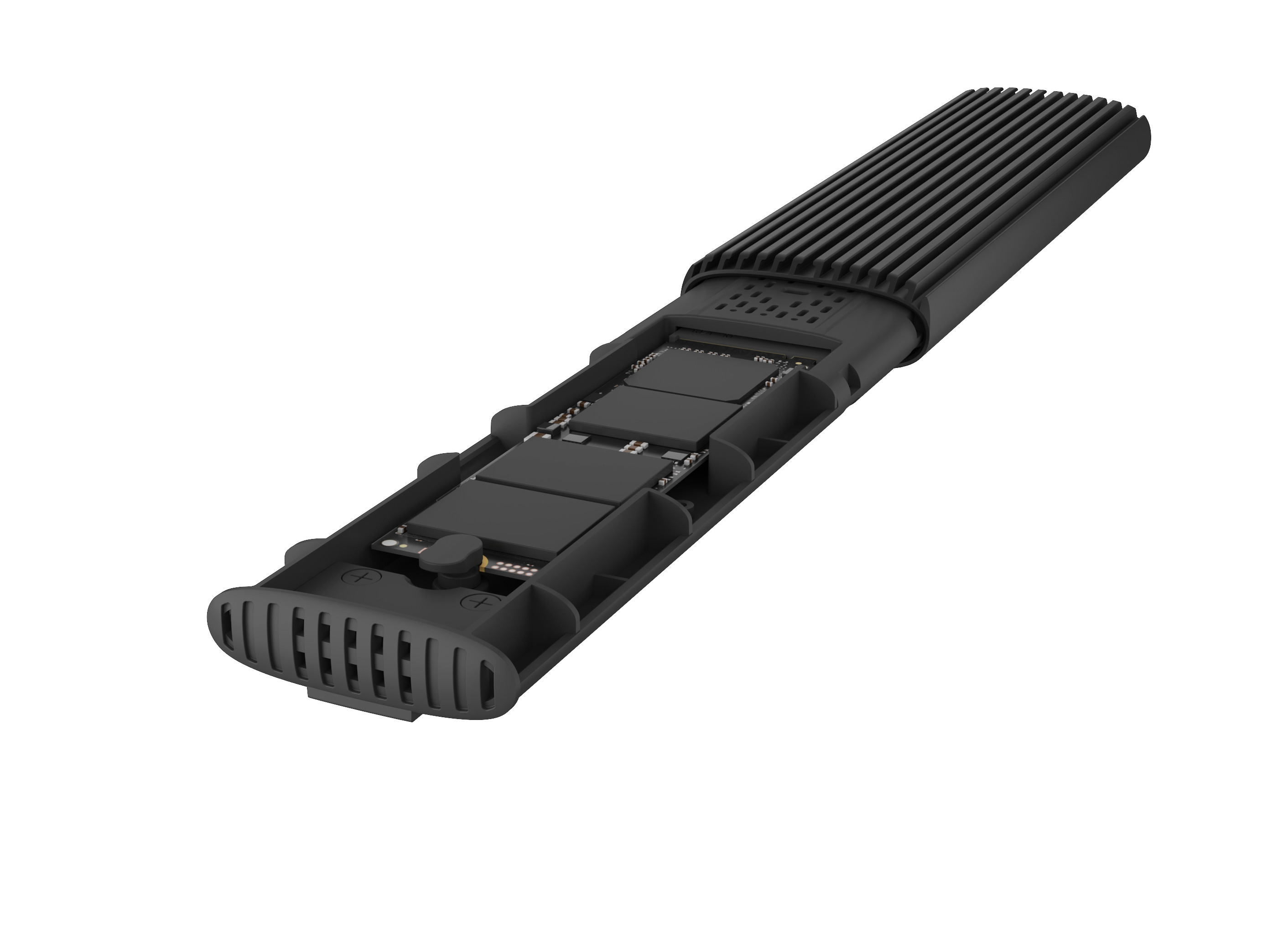 ICY BOX External Case M.2 NVMe & SATA IB-1808MCT-CU31 USB-C 3.2 G2 blk